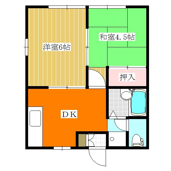 サマックスベル 103号室 間取り