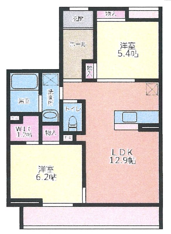 メゾンアプリコーゼ 間取り図