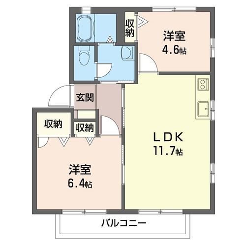 エミネントＦ 間取り図