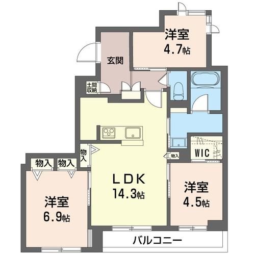 リフィシア   201号室 間取り
