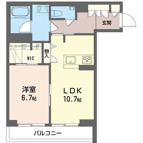 リフィシア  203号室 間取り