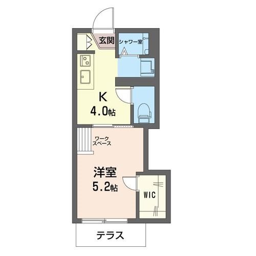エイト氷川 103号室 間取り
