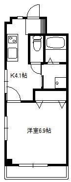 ハイム雄 201号室 間取り