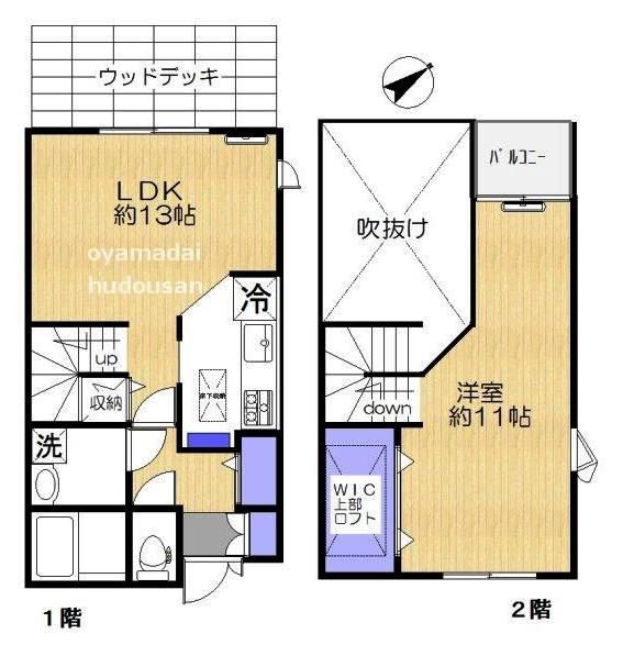 ボヌール3  間取り図