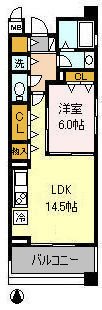 モンテバレ等々力 403号室 間取り