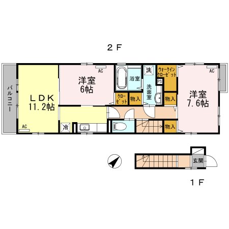 シャルム上野毛 間取り