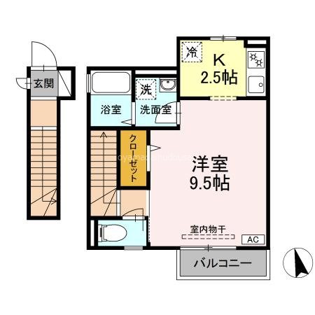 プラムコート中町 間取り図
