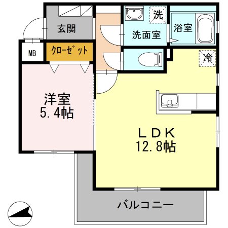 ベルメゾン尾山台駅前 間取り