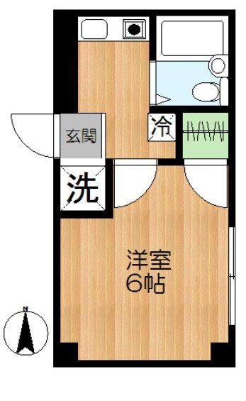 アンクレー尾山台 3階号室 間取り