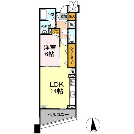モンテバレ等々力 間取り図