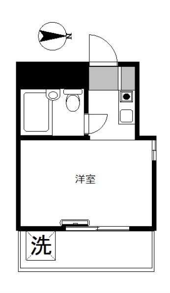 スカイコート尾山台 間取り図