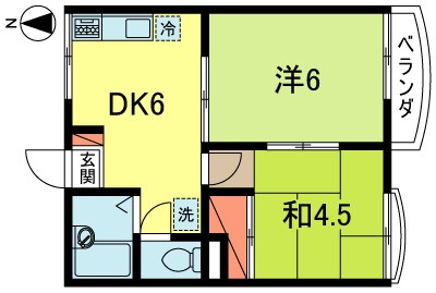 フラット新高円寺 間取り図