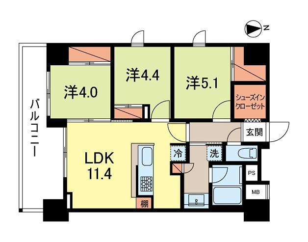 Terra蚕糸の森 間取り