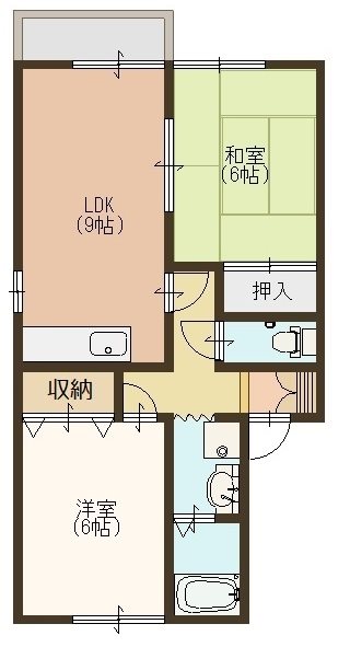 セレージュ 101号室 間取り