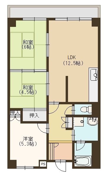 風異音素 802号室 間取り