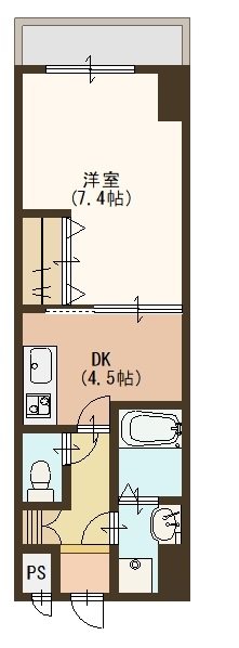 るなそる 403号室 間取り