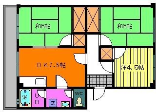 セイコーハイツ 105号室 間取り
