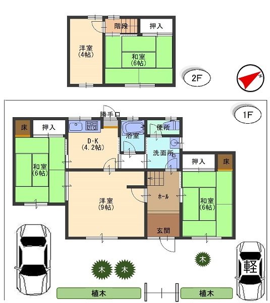 伊藤借家 間取り図