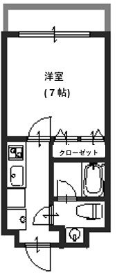 サイト祇園八坂 507号室 間取り