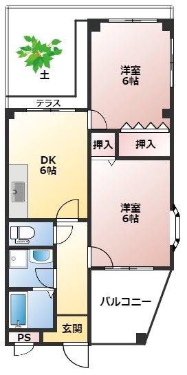 ハイツリーフラット 間取り図