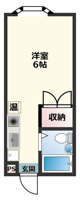 エスポワール・平津 203号室 間取り