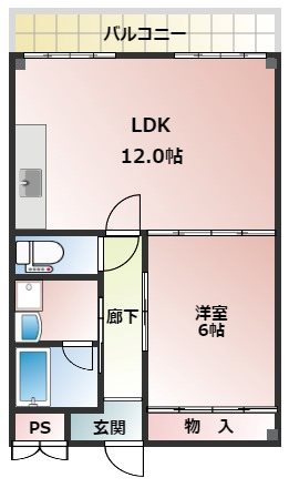 ハイツリーフラット 間取り図