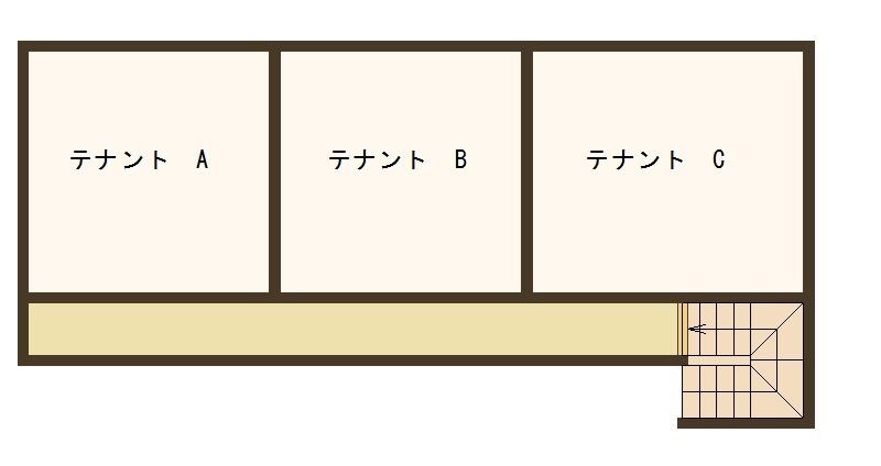 六条テナント 玄関