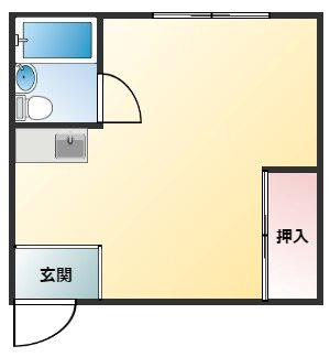 コーポオオスギ 205号室 間取り