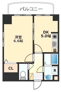 シャインローヤル 801号室 間取り