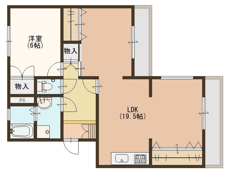 ワイズマンション栗東 1-C号室 間取り