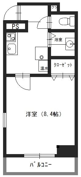 プラシード白川今小路 304号室 間取り