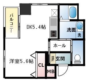 クリプトメリア京都六条 302号室 間取り