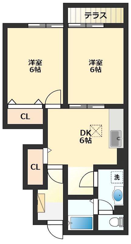 アプトソレアード 間取り図