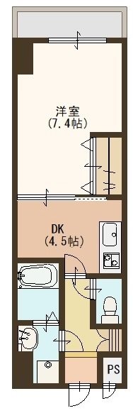 るなそる 302号室 間取り