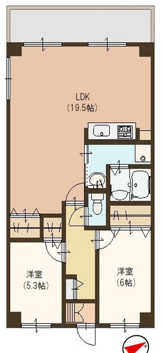 CUREZZA瀬田西 705号室 間取り