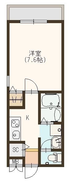 モンタネール 間取り図