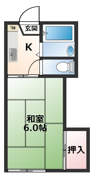 ハイツ梓 間取り図