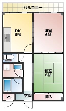 ハイツリーフラット 205号室 間取り