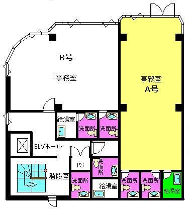 エフアイビル 2A号室 間取り