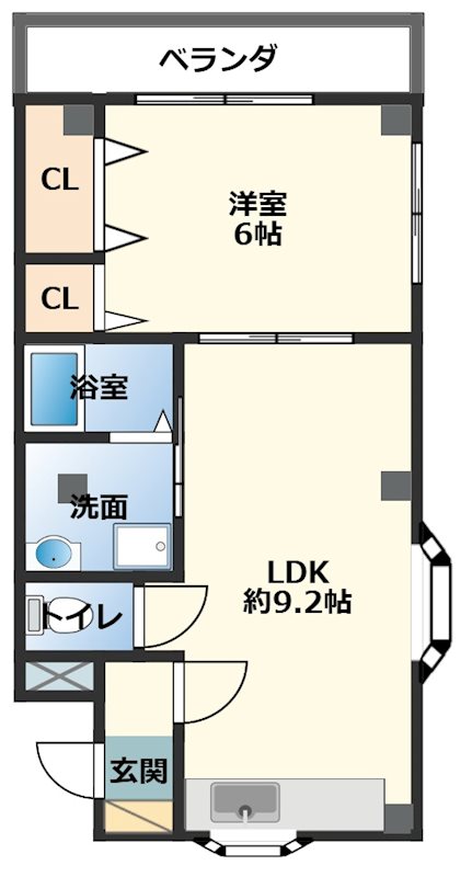 メゾンド都 303号室 間取り