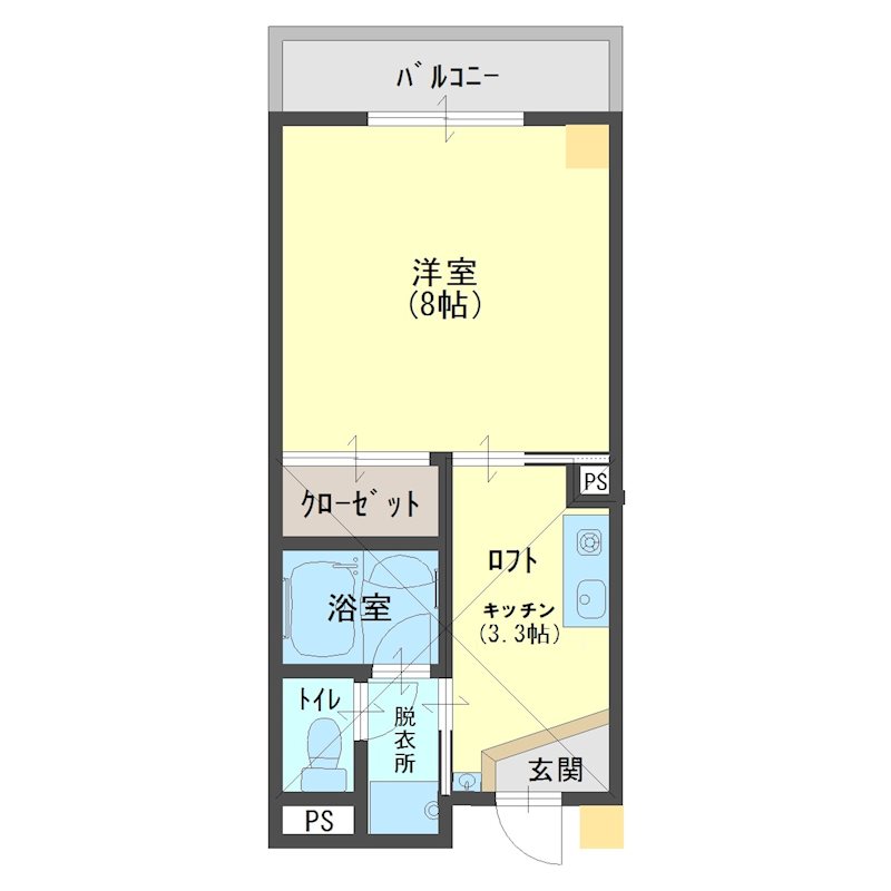 コーポサンⅡ 302号室 間取り