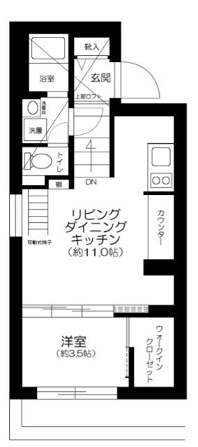 Ｌｉｖｅ　Ｆｌａｔ蔵前 間取り