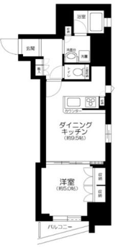 フェルクルール上野駅前 間取り