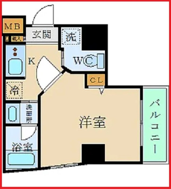 XEBEC門前仲町 間取り