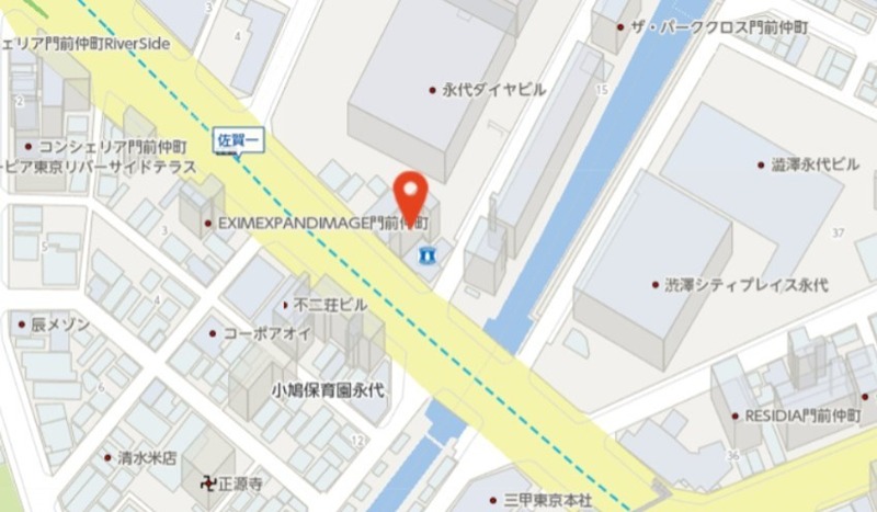 XEBEC門前仲町 地図（共通）