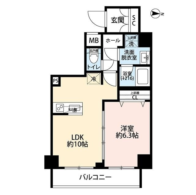 プレール・ドゥーク本所吾妻橋Ⅴ 間取り