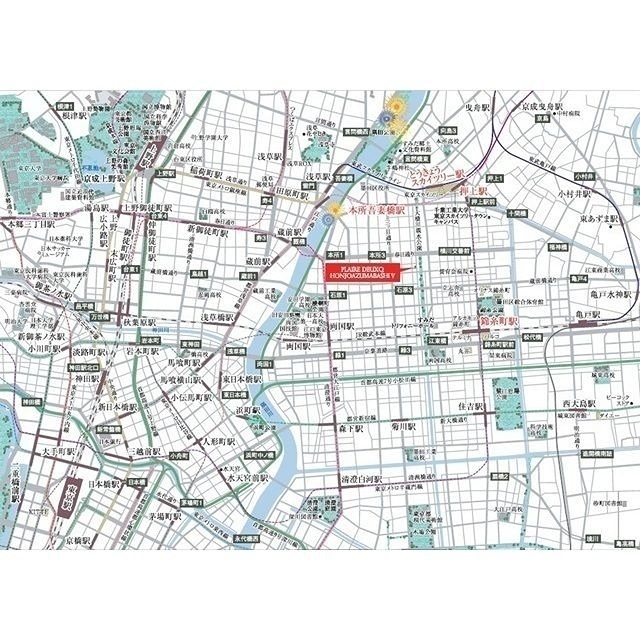 プレール・ドゥーク本所吾妻橋Ⅴ 地図（共通）
