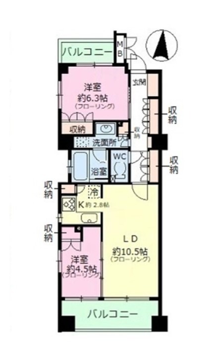 シャリエ錦糸町石原 間取り