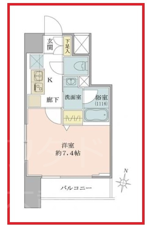 メイクスデザイン両国SOUTH 間取り