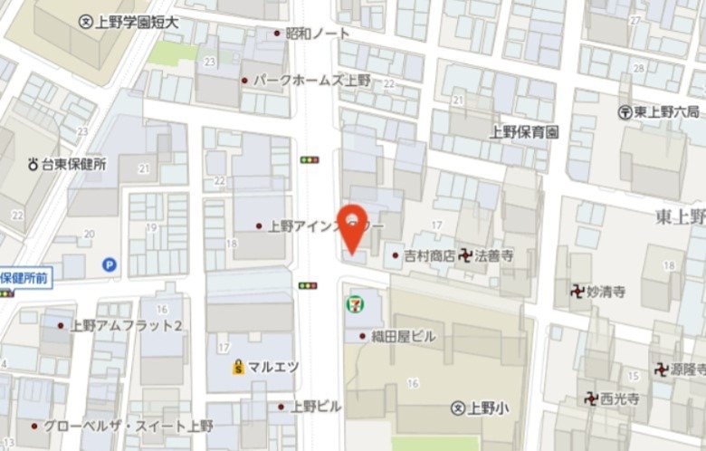 スタイル東上野 地図（共通）